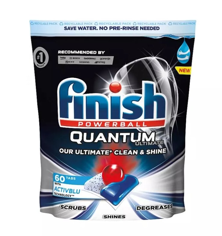 FINISH TABS POWERBALL QUANTUM Ultimate All in One op 60szt
