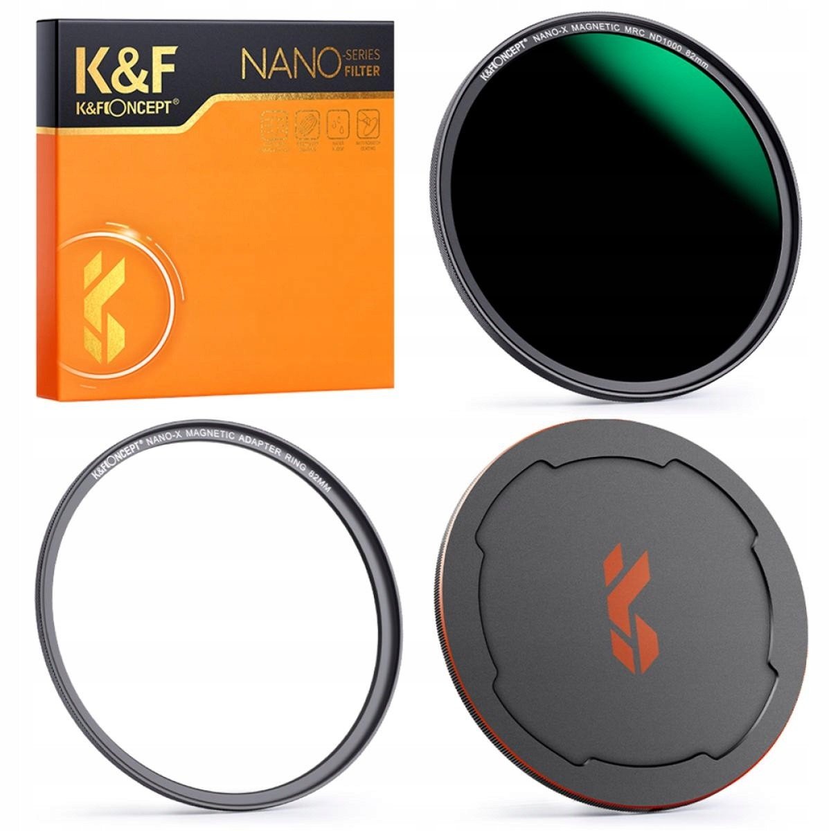MAGNETYCZNY Filtr ND1000 szary 58mm KF Nano-X PRO