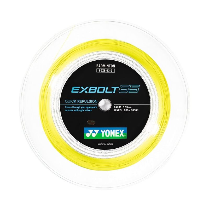 Фото - Бадмінтон YONEX Naciąg rakiety do badmintona  Exbolt 65 Yellow  (200 m)