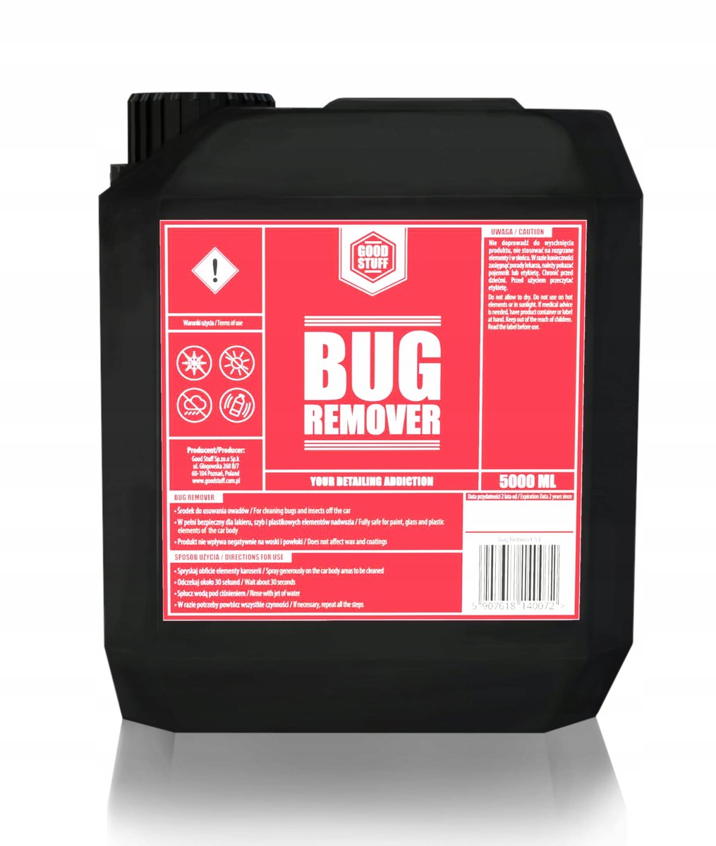 GOOD STUFF Bug Remover - Bezpieczny produkt do usuwania owadów (5L) A460-96350