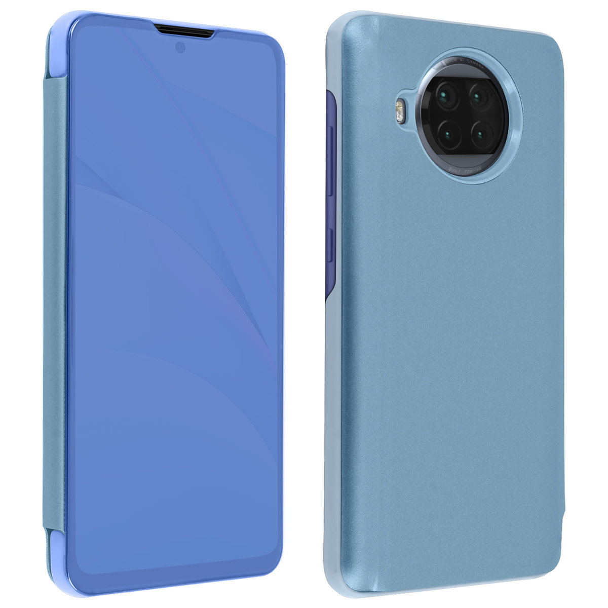 Obudowa tylna Xiaomi Mi 10T Lite Ultra Przezroczysta klapka Mirror blue
