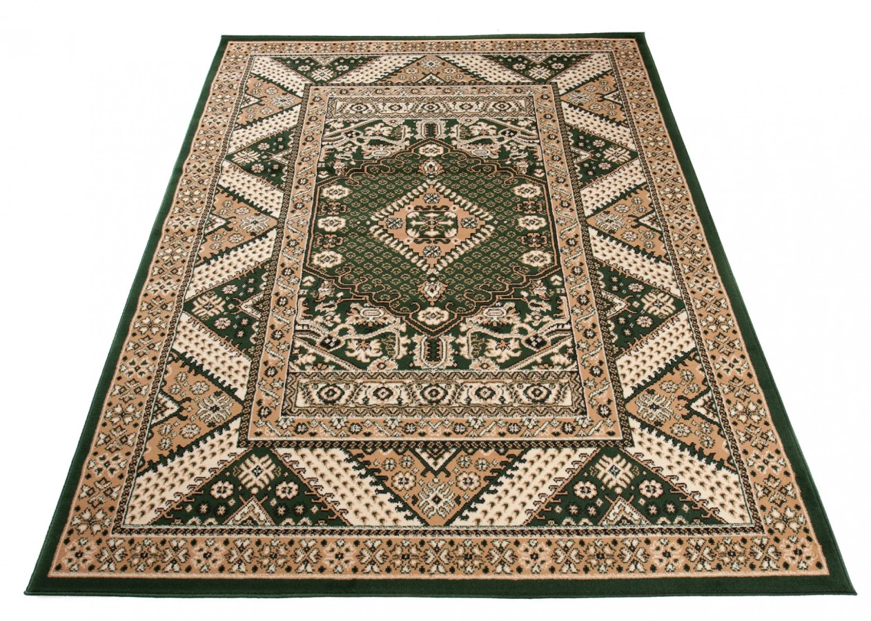 Zielony dywan orientalny Lagor