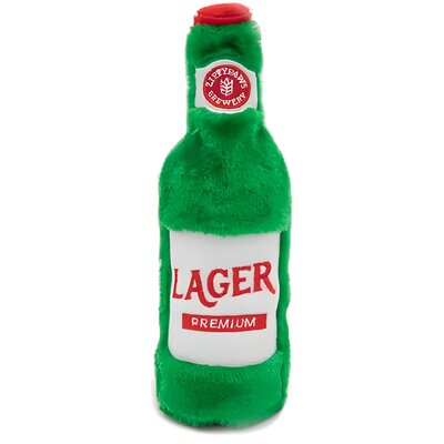 Zippy Paws ZIPPY PAWS Pluszowy pokrowiec na butelkę LAGER