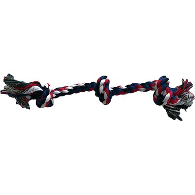 Buba Sznur bawełaniany 3 węzły 35 cm dla psa