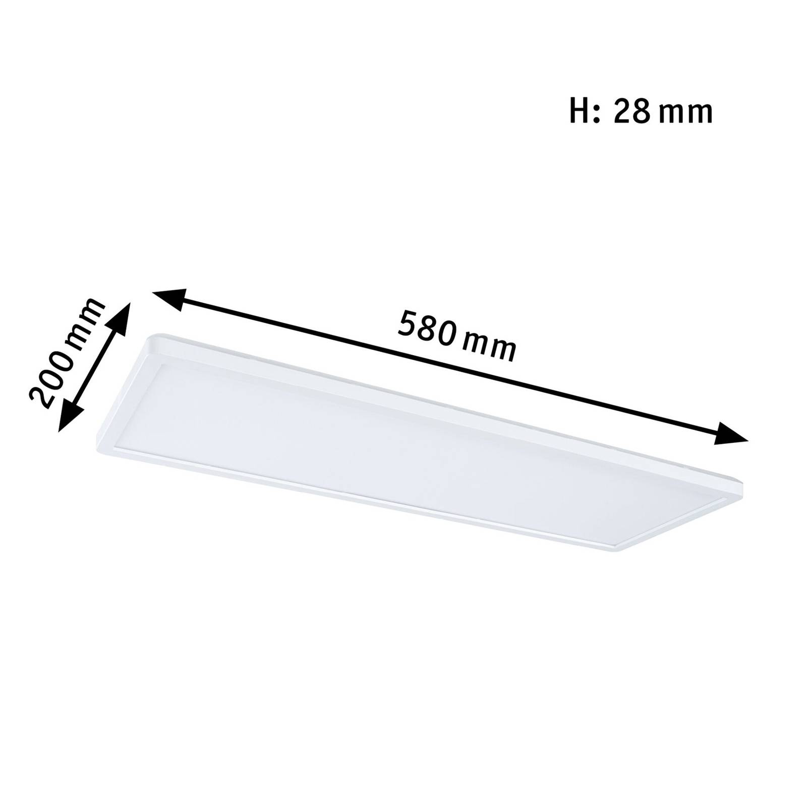 Paulmann Atria Shine panel biały 840 58x20cm