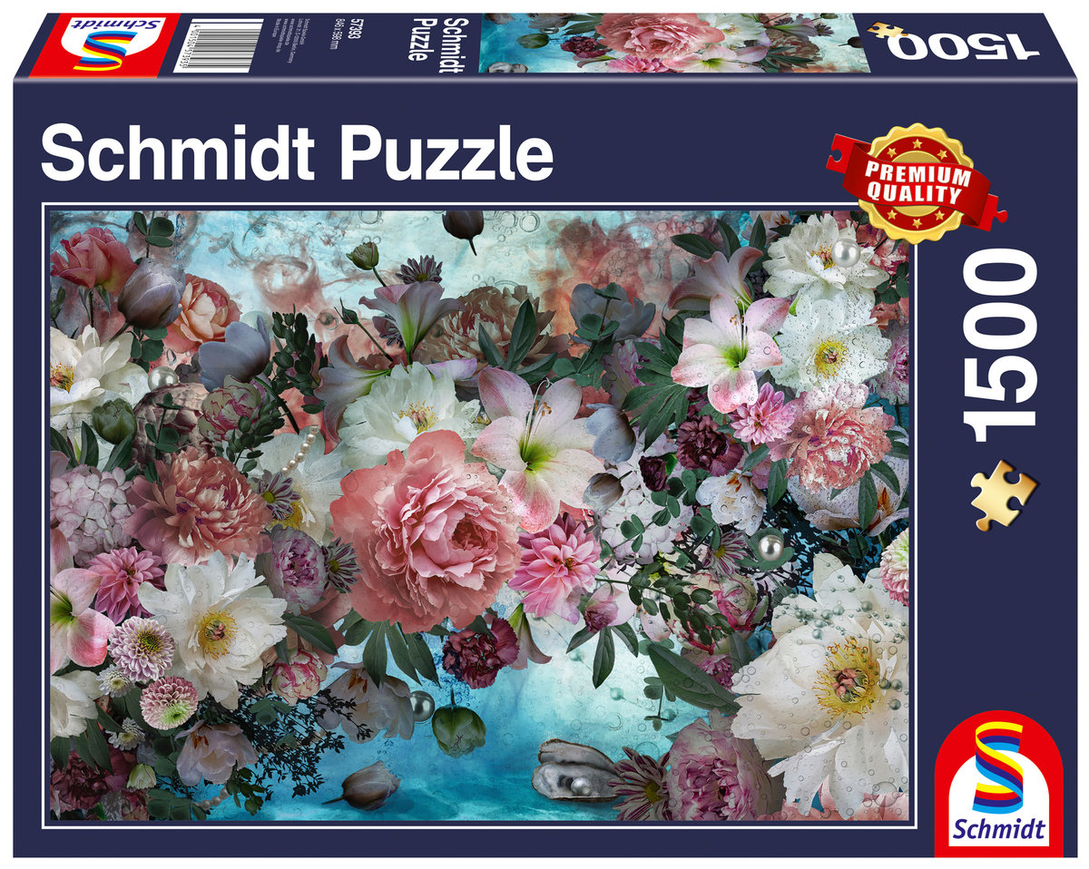 Schmidt, Puzzle PQ Kwiaty pod wodą, 1500 el.