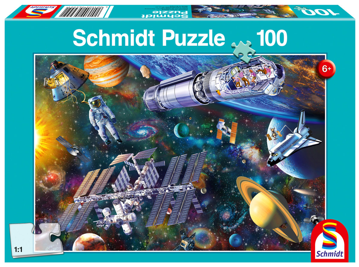Schmidt, Puzzle Przestrzeń kosmiczna, 100 el.