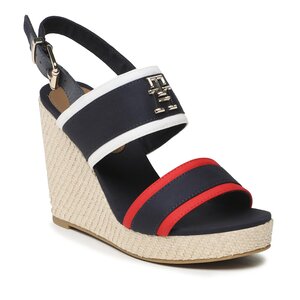 Espadryle Tommy Hilfiger - Rwb Feminne Wedge FW0FW07180 Rwb 0GY