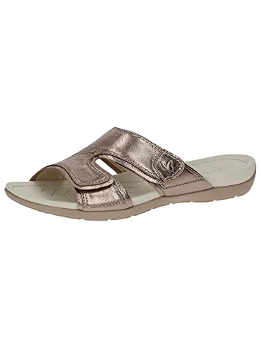CAPRICE Klapki damskie 9-9-27107-20 płaskie, taupe Metallic, 36 EU