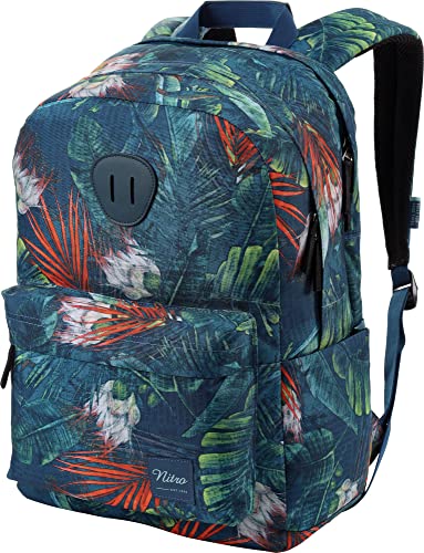 Nitro Unisex Urban Plus plecak (1 opakowanie), Tropical, 28L, Plecak