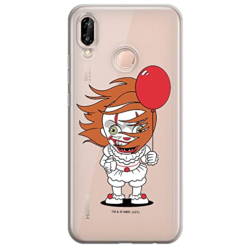 ERT GROUP etui na telefon Huawei P20 LITE, case oryginalny i oficjalnie licencjonowany przez Horror, wzór It 005, optymalnie dopasowane, plecki z TPU częściowo przeźroczyste
