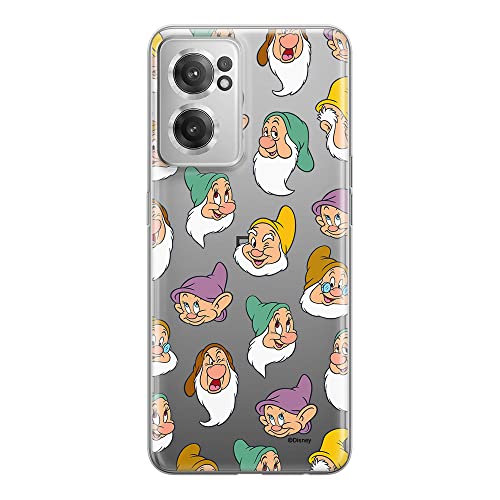 ERT GROUP etui na telefon Oneplus NORD CE 2, case oryginalny i oficjalnie licencjonowany przez Disney, wzór Snow White and The Seven Dwarfs 015, plecki z TPU częściowo przeźroczyste