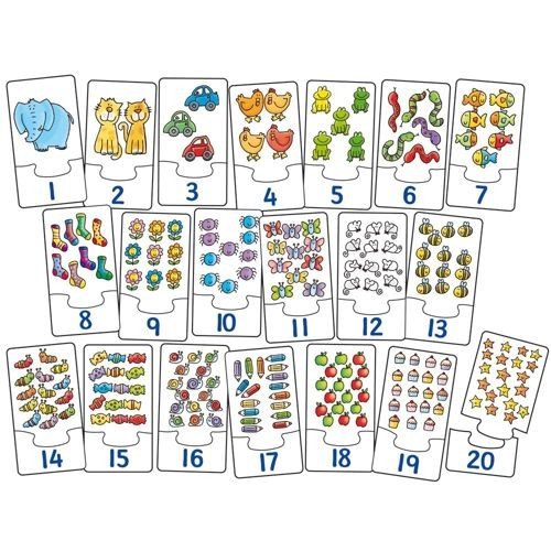 Bigjigs Toys gra edukacyjna Dopasuj i policz