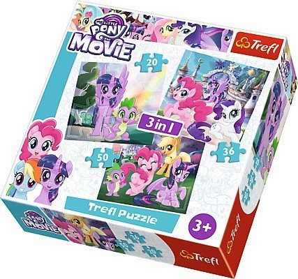 Trefl My Little Pony, Puzzle 3w1, Magia przyjaźni
