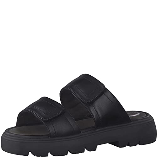 Tamaris Comfort Klapki damskie 8-8-87201-20-1, czarne, rozmiar 39, czarny, 39 EU Weit