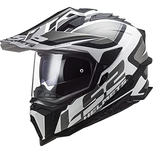 LS2, kask crossowy Explorer Alter czarny biały 06, M