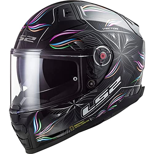 LS2, Kask rowerowy VECTOR II Tropical, black white XXL