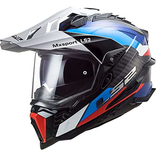 LS2, Kask cross motocykl Explorer Frontier czarny niebieski 06, S