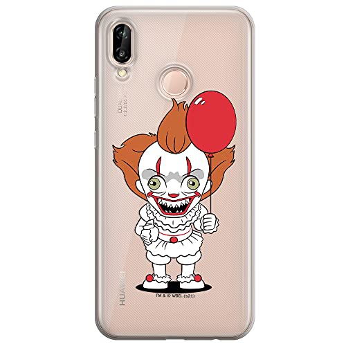 ERT GROUP etui na telefon Huawei P20 LITE, case oryginalny i oficjalnie licencjonowany przez Horror, wzór It 006, optymalnie dopasowane, plecki z TPU częściowo przeźroczyste