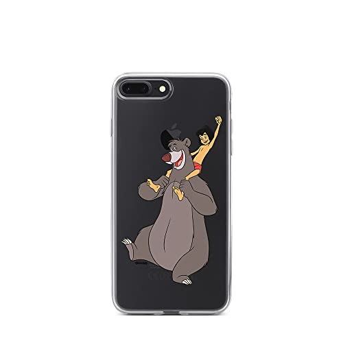 ERT GROUP etui na telefon Apple Iphone 7 PLUS/ 8 PLUS, case oryginalny i oficjalnie licencjonowany przez Disney, wzór Jungle Book 002, optymalnie dopasowane, plecki z TPU częściowo przeźroczyste