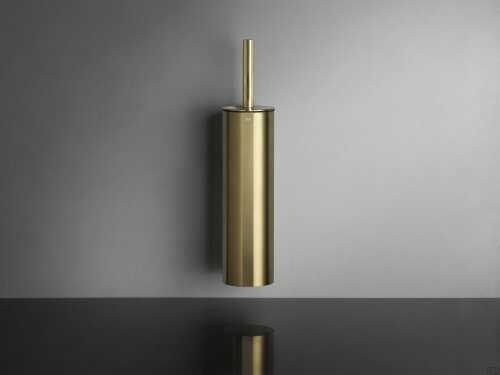 Szczotka toaletowa montowana do ściany 7047 Złota Powłoka PVD