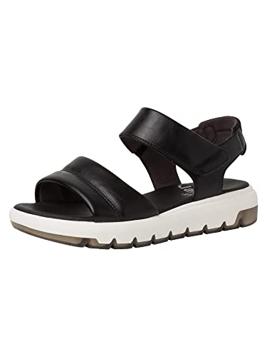 Jana Softline Sandały damskie 8-8-28762-20, czarne, rozmiar 39, czarny, 39 EU Weit