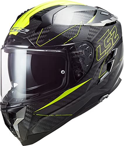 LS2, Casque Kask integralny Challenger Fold, HV żółty, M