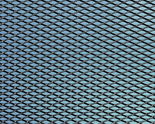 ALU RaceGrille kratka stretch design, średnia, czarna, anodowana 1 sztuka, 20 x 120 cm