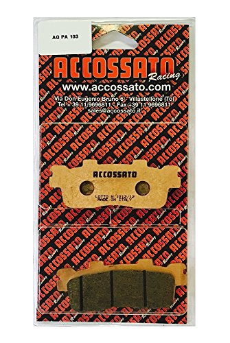 Accossato AGPA103OR Klocka Hamulcowa, Zestaw 2