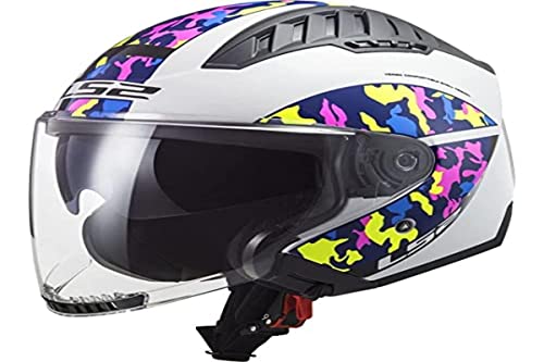 LS2, Kask motocyklowy Copter Crispy White Yellow, M