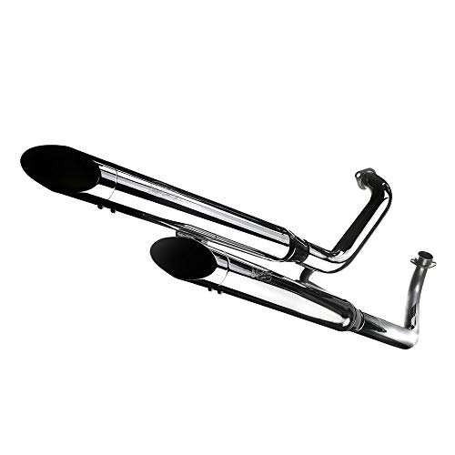 Tłumik końcowy / układ wydechowy LeoVince SLIP-ON SILVERTAIL K02, chromowany do Yamaha XV Virago 750/1000/1100