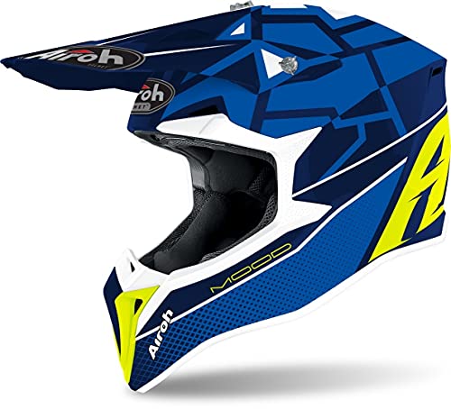 Kask Airoh Junior Wraap Mood Blue Gloss Yxs