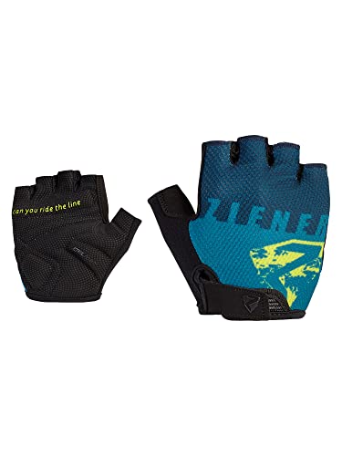 Ziener Conradt dziecięce rękawiczki rowerowe/górskie/rowerowe | krótkie palce, oddychające, amortyzujące, Galaxy Blue, XL