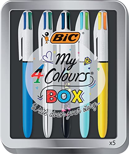 BIC - Etui 4 długopisy Bic w 4 kolorach Collection Box - -5% w książkach