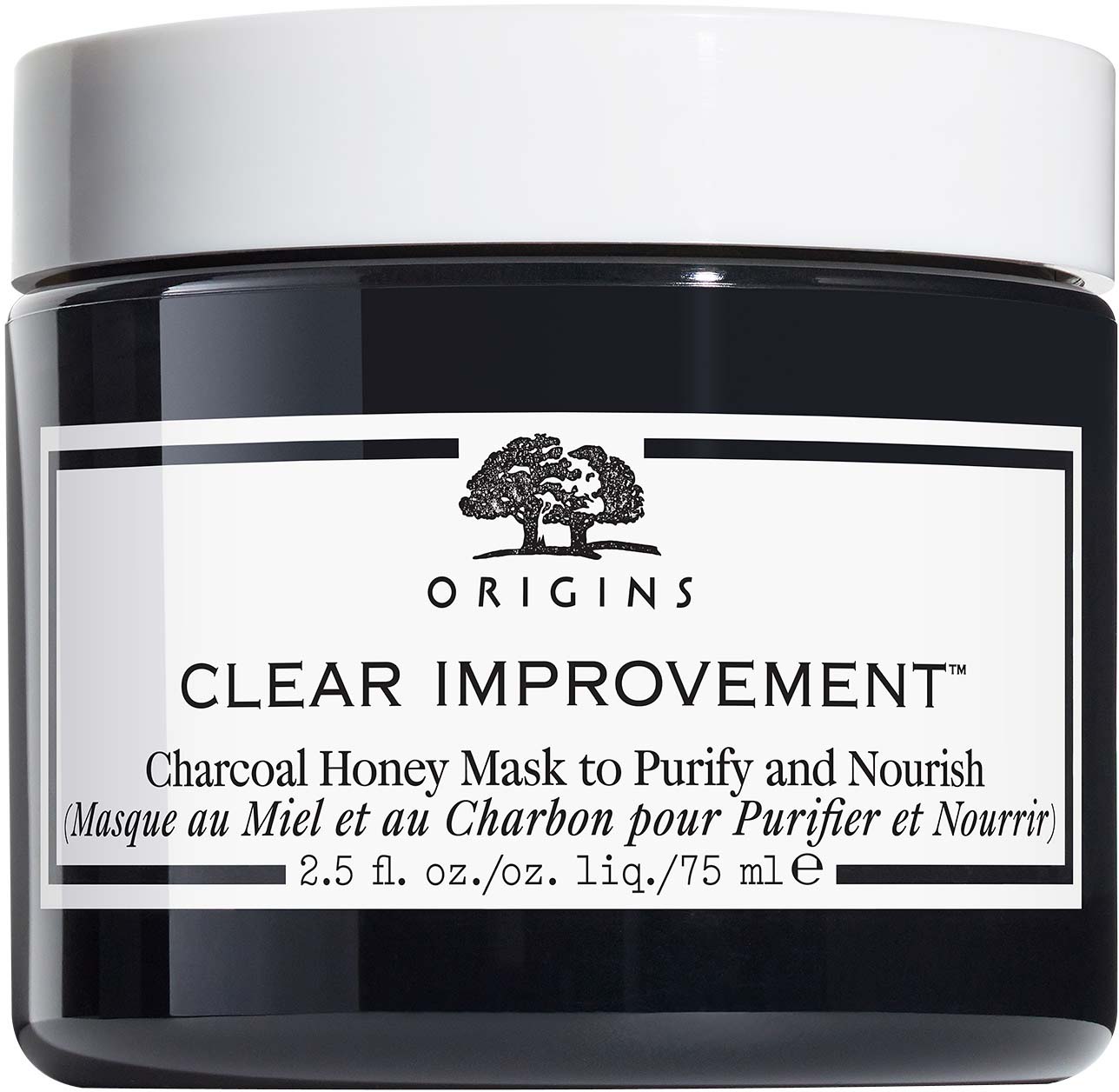 Origins Clear Improvement Clear Improvement Charcoal Honey Mask 75 ml - Maska do twarzy  75 ml