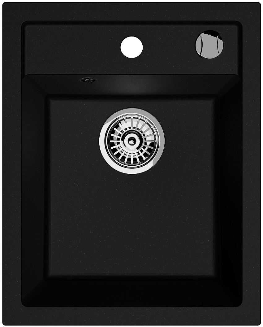Kernau Zlewozmywak granitowy KGS G 40 1B Black Metallic