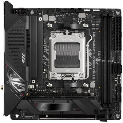 Asus ROG STRIX B650E-I GAMING WIFI Rodzina procesorów AMD, Gniazdo procesora AM5, DDR5 DIMM, Gniazda pamięci 2, Obsługiwane inte