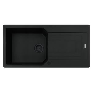 Franke Urban UBG 611-100 XL GSC Zlewozmywak granitowy jednokomorowy 100x50 cm czarny mat 114.0697.749