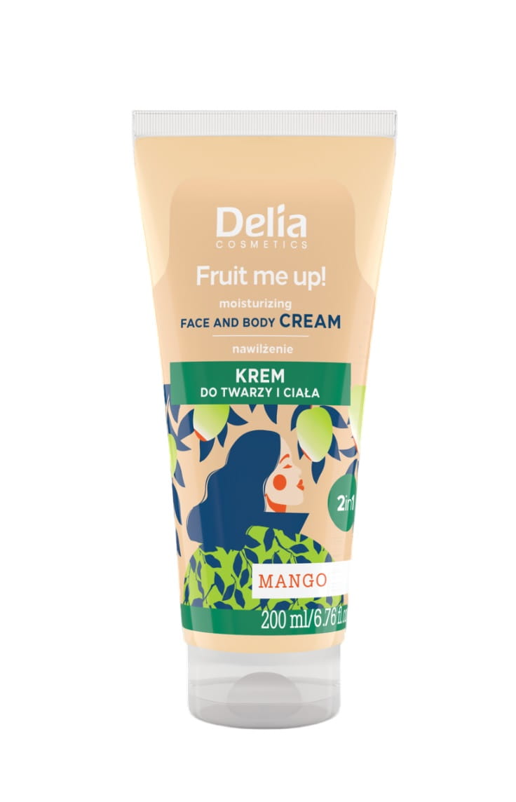 Delia Fruit me up! Krem do twarzy i ciała Mango 200 ml