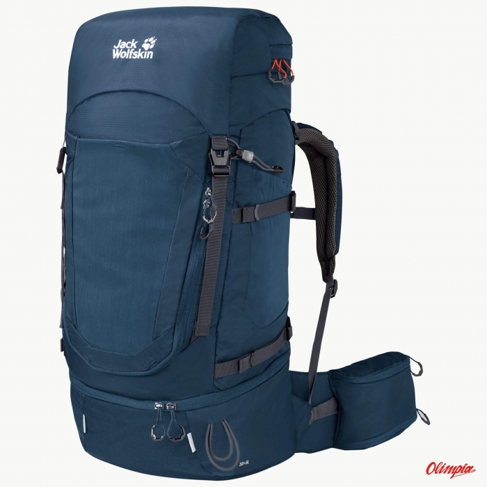 Plecak Jack Wolfskin HIGHLAND TRAIL 55 WOMEN OS THUNDER BLUE