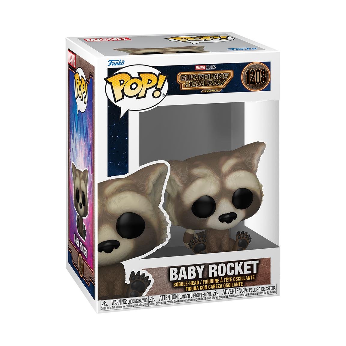 Funko POP! Marvel, figurka kolekcjonerska, Guardians of the Galaxy, Baby Rocket, 1208