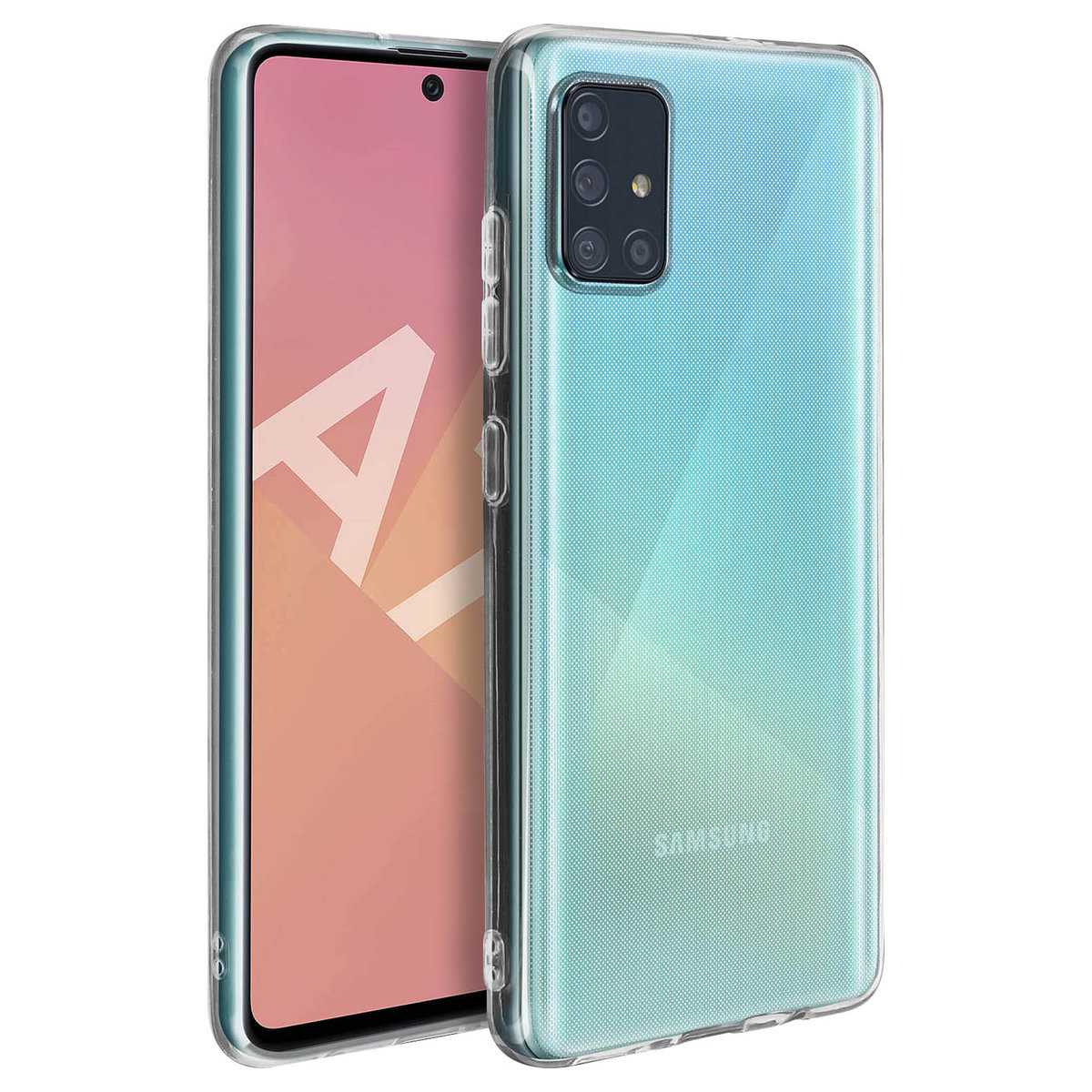 Etui do Samsung Galaxy A71 Żel silikonowy Elastyczne Ultracienkie 0,3 mm Przezroczyste