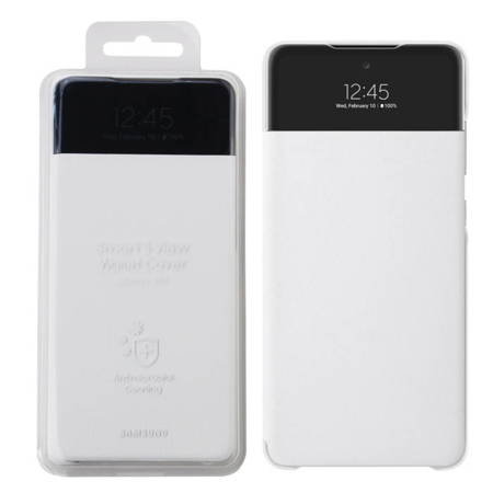 Samsung Galaxy A72 etui Smart S View Wallet Cover EF-EA725PWEGWW Biały