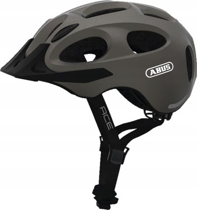 Abus Kask rowerowy dla dorosłych YOUN-I Ace, metaliczny srebrny, M 81822