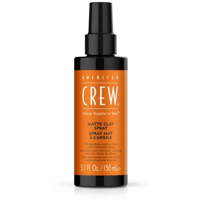 American Crew Matte Clay Spray, lekki spray do stylizacji włosów, 150ml