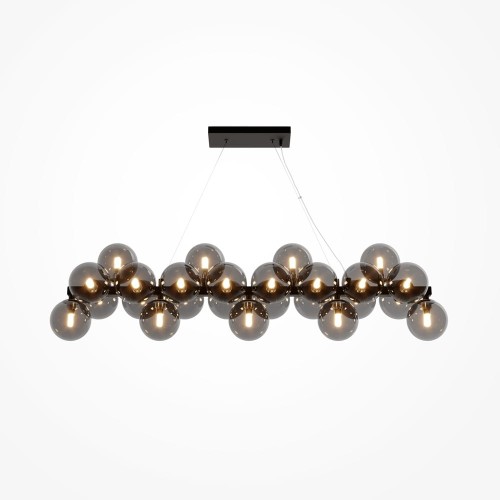 Lampa wisząca Dallas MOD547PL-25B molekuły bubbles przydymione