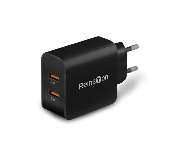 Reinston ELSI014 2x USB (czarny)