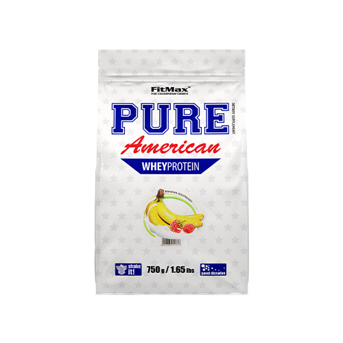 FITMAX Pure American - 750g - Banna Raspberry - Odżywki białkowe