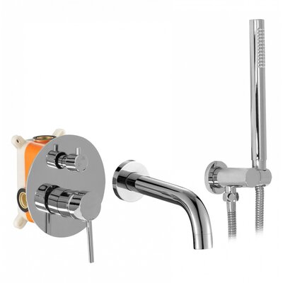 Rea Bateria wannowa podtynkowa Rea Lungo chrom + Box
