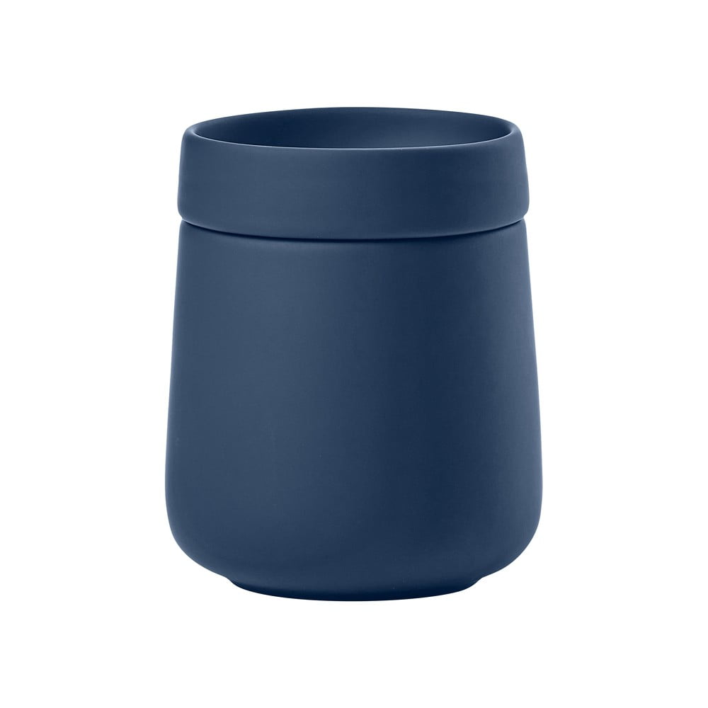 Ciemnoniebieski kamionkowy organizer łazienkowy Nova One – Zone